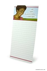 oops! I spent the grocery money on shoes again... Magnetic Notepad by anne taintor