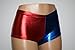 NEW!!! Harley Quinn Shorts Suicide Squad Inspired Metallic Cosplay Batman costume panties Custom Order Included (S, Red-Blue)