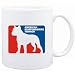 Mug White " American Staffordshire Terrier Sports Logo " Dogs