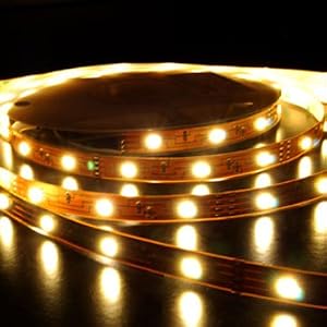 5 Meter Reel Warm White 2700k Flexible LED Ribbon 300 Leds 16 Ft by LEDwholesalers,... by 