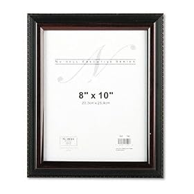 Executive Document Frame, 8 x 10, Black Mahogany by Bookcases