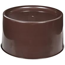 Carlisle 221101 Brown 12-3/16-Inch Round Dispenser