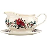 Lenox Winter Greetings Gravy Boat with Stand