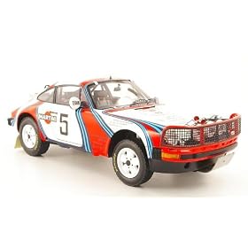 Porsche 911 SC 3.0, No.5, Martini, East Africa Safari Rally, 1978, Model Car, Ready-made, Spark 1:18