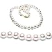Single Strand 18 Inch 7-8mm White Freshwater Cultured Pearl Necklace