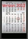 Walz Dreimonats-Wandkalender 32x45cm schwarz Kalendarium