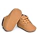 Annnowl Infant Sneakers Soft Sole Baby Boy Shoes 0-18 Months (12-18 Months, Brown)