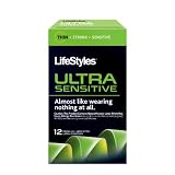 Lifestyles Ultra Sensitive Condoms, 12-count