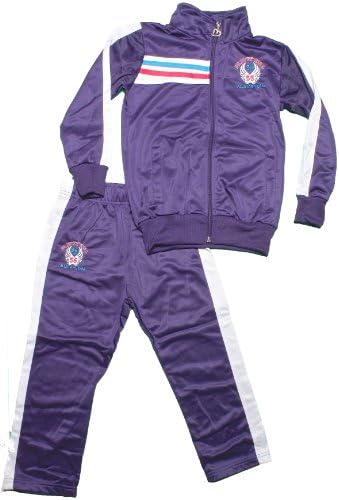 Coney Isle Girls Fleece Lined Zip Up Jacket & Pants Tracksuit