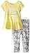 Calvin Klein Baby-Girls Infant Lime Tunic with Printed Leggings