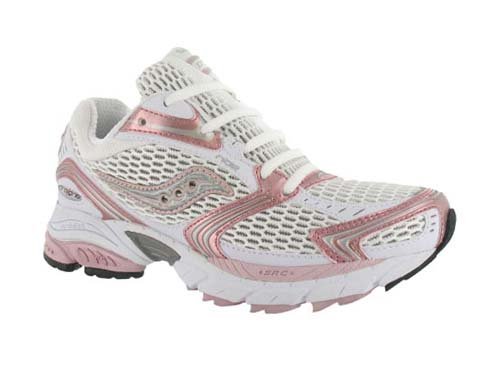 Saucony Women's Progrid Trigon 5 Ride White/Pink Running Shoes women's 9