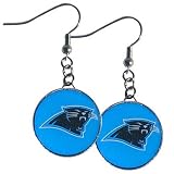 NFL Carolina Panthers Charm Dangle Earrings