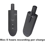 Mini Pocket Digital Video Camera Security Wearable Camcorder Recorder Dv with Built in Rechargeable Battery for Max 5 Hours Recording Per Charge(black)