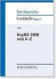 Produkt-Bild: BayBO 2008  von A bis Z