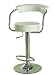 GAS BAR STOOL ALPHA CHROME - WHITE