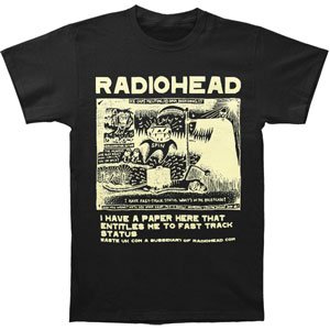 Radiohead Ice Caps Slim Fit T-shirt XX-Large