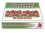 Georgia Bulldogs Checker Set