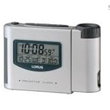 LORUS LHL025S Digital Projection Silver Alarm Clock
