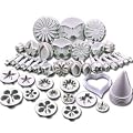 44 tlg. AUSSTECHER Ausstechformen *Fr�hling Motive* Ausstechform Stempel Auswerfer Marzipan Fondant Tortendecko Torte Kuchen Set NEU