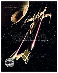 X-Wing and Darth Vader's TIE-Fighter