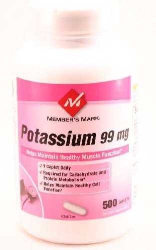 Member's Mark Potassium Caplets - 500ct