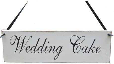 Personalised Hanging Wedding Sign (Vintage Font)
