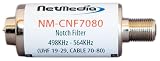 Net Media NM-CNF7080 Channel Notch Filter - Blocks Cable Channels 70 Through 80
