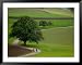 Bicycling in Basel Land, Jura Mountains, Switzerland Framed Art Poster Print by David...
