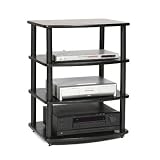 SE-Series 4-Shelf Audio Rack - Black