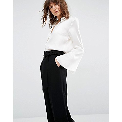 ゲタス トップス シャツ Gestuz Maiden Silk Shirt With Bell Sleev Cloud [並行輸入品]