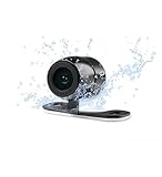 Esky Wide Angle Car Rear View Camera -ETvalley Car Rear View Reverse Backup Parking Camera HD Color CCD Waterproof Vehicle Car Rear View, 170 Degree Viewing Angle Rearview Camera 0.85*0.65*0.50 inch, Black