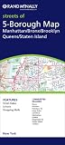 Produkt-Bild: Rand McNally City Map New York City 5-Borough: Manhattan, Bronx, Brooklyn, Queens, Staten Island