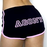 THE AGONY SCENE - Agony - Black Track Shorts
