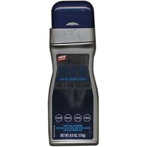 Nair Hair Remover for Men, Roll-On Lotion 6 oz (170 g)