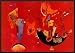 Wassily Kandinsky (Mit Und Gegen) Framed Art Poster Print - 24" X 36"