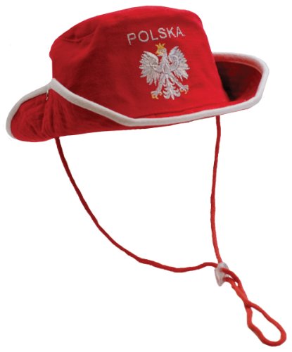 Polish Apparel Red Boonie Hat - Polska & Silver Eagle