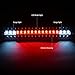 Auto Dynasty Rear Tail 18 LED Center High Mount Stop Lamp Third Brake Cargo Light Compatible with Chevy GMC C/K Series GMT400 88-00, Chrome Housing, Clear Lens