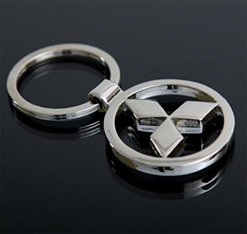 Dineyo Mitsubishi Car Key Ring Auto keychain 3D Metal Logo Boutique key chain