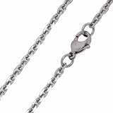 Stainless Steel Diamond Cut Cable Chain Necklace 3.1MM (18