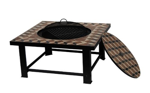 Palermo Mosaic Firepit, Bbq & Table