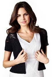 Per Una Open Front Crochet Cardigan