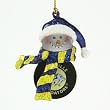 Nashville Predators NHL Striped Acrylic Snowman Ornament (3)" Nashville Predators NHL Striped Acrylic Snowman Ornament (3)"