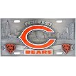 Chicago Bears Zinc License Plate - NFL Football Fan Shop Sports Team Merchandise