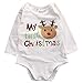 Baby Boys Girls My First Christmas Long Sleeve Bodysuit