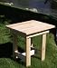 Cedar Adirondack End Table - Unfinished