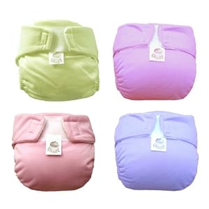 Click to buy 4 AIO Cloth Diapers w/ Inserts from Amazon!