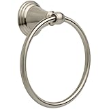 Delta Faucet  79646-BN Windemere Towel Ring, Satin Nickel