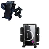 Bike Handlebar Holder Mount System for the Sony Equinox - Gomadic Brand