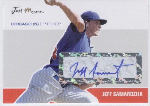 2007 Just Minors Just Autographs Signatures #43 Jeff Samardzija - Chicago Cubs (Rookie Parallel - Autographed - Baseball Cards)