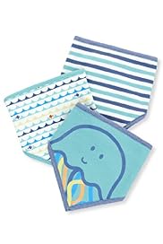 3 Pack Pure Cotton Sea Dribble Bibs